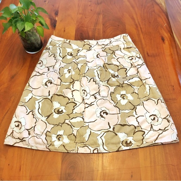 Liz&Co Boho Floral Pattern Cottagecore Hippie Pink Festival A-Line Midi Skirt. - Picture 5 of 14